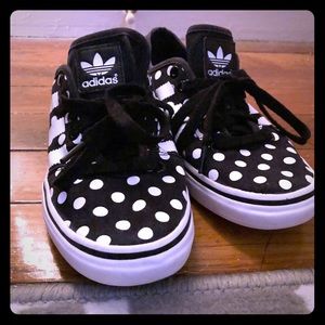 Adidas polka dot sneakers